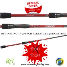 BFT Instinct 7'4 Perch versatile 25gr Casting