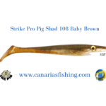 StrikePro Pig Shad 108 Baby Brown 15cm