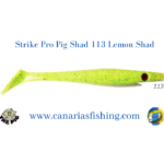 StrikePro Pig Shad 113 Lemon Shad 23cm