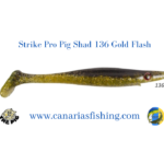 StrikePro Pig Shad 136 Gold Flash 20cm