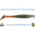 StrikePro Pig Shad C017 Motor Oil Pepper 20cm