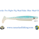 StrikePro Piglet Pig Shad Baby Blue Shad C011 10cm