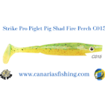 StrikePro Piglet Pig Shad Fire Perch C015 10cm