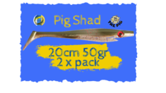 Pig Shad Jr 20cm 50 gr (2 x pack)