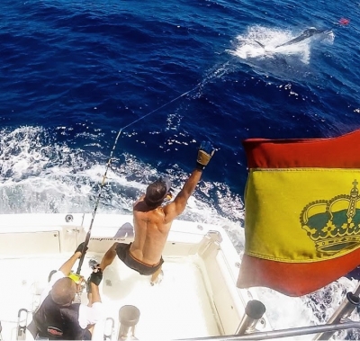 Viaggio di pesca a la Gomera con guida di Canarias Fishing