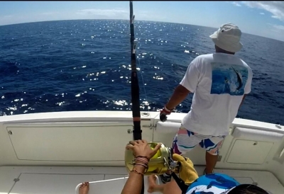 Viaggio di pesca a la Gomera a pesca di Marlin con guida di Canarias Fishing