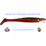 StrikePro Pig Shad 137 Red Fish