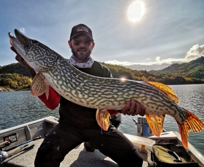 Fabrizio e la sua cattura, nei laghi del centro Italia