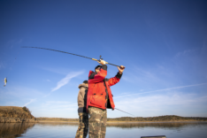 Simone team Manager Bft Italy a pesca embalse de la Orellana Extremadura 2021