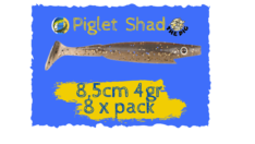 PigLet Shad 8,5cm 4gr 8 x pack