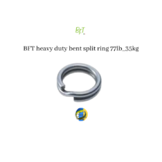 BFT heavy duty bent split ring 77lb 35kg