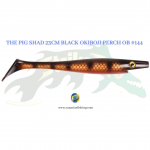 The Pig Shad 23cm Black okiboji Perch OB #144